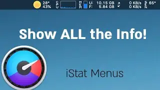 See ALL your Mac's info in the Menubar - iStat Menus Review!