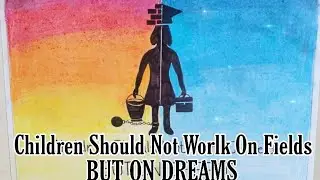 Drawing For Stop Child Labour | How To Draw Child Labour Drawing | World AntiChild Labour Day poster
