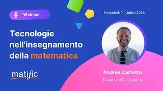 Webinar: Tecnologie nell'insegnamento della matematica