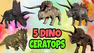DINOSAURUS ➡ 5 Dino CERATOPS Berkumpul Dengan Teman Teman nya..❗❗