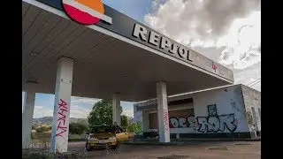 Explorando una GASOLINERA DE REPSOL ABANDONADA