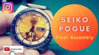 Seiko Pogue 6139-6002 - " At the Bench " - Final Assembly