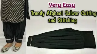 Very Easy Afghani Salwar Cutting and Stitching/Latest Salwar Design/Treandy Afghani Salwar Cutting