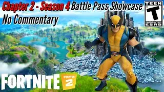 Chapter 2 - Season 4 Battle Pass Showcase | Fortnite - No Commentary