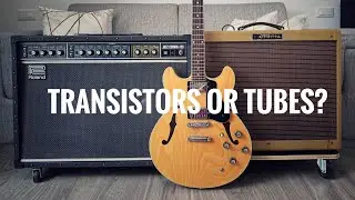 Tone differences of a Gibson 335 style guitar with Solid State and Tube amp