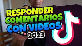 👉 Como RESPONDER COMENTARIOS con un VIDEO en TIKTOK en ANDROID [2023] 🔥