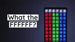 DIY Hexadecimal Display | Raspberry Pi Pico W and Neopixel RGB LED Project