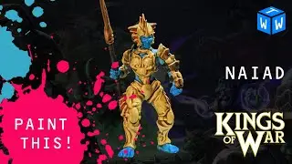 How to Paint a Naiad from Trident Realms from Kings of War
