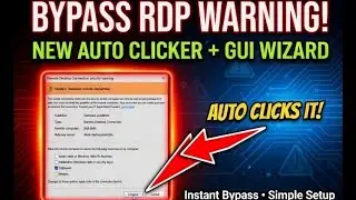 Fix 2026 RDP Remote Desktop Security Popup (KB5082063) Non admin - V5.0 Now with set up GUI!