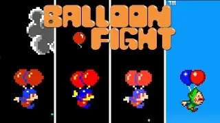 Balloon Fight - Versions Comparison (HD 60 FPS)