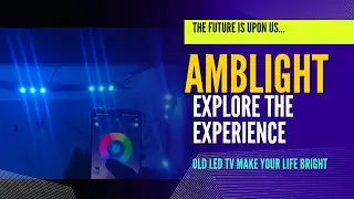 OLD LED TV TO AMBLIGHT പഴയ LED TV കളയാൻ വരട്ടെ#home decor