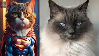 Ragdoll cat as superhero, DC, Marvel All Character, be Amazed! #avengers #marvel #dc