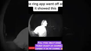 wierd things caught on ring doorbell camera 👀🤯#weird #ring #door #bell #camera