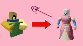 Turning Roblox players into a princess #roblox #trolling
