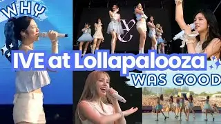 ✨️ why IVE at Lollapalooza 2024 was good ✨️