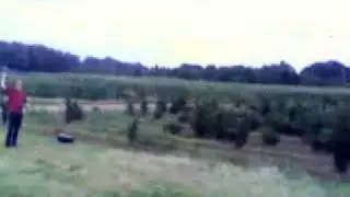 RC plane hits man