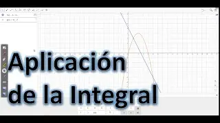 Aplicación de la integral -  áreas entre curvas