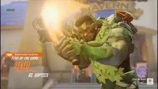 Overwatch 2 funny/awesome highlights 3 Baptiste game 1 bonus mercy game