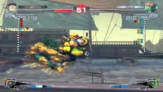 Ultra Street Fighter IV battle: Rolento vs Blanka