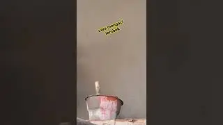 cara mengaci tembok