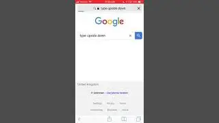 How to do upside down text