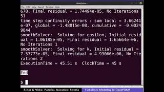 Turbulence Modelling in OpenFOAM-English