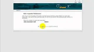 2) How to setup your Autoresponder email in cPanel?
