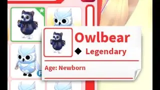 What Do People Trade For OWLBEAR in adopt me danger egg update!