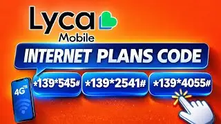 Lycamobile All internet data Plans code | lycamobile internet Packages