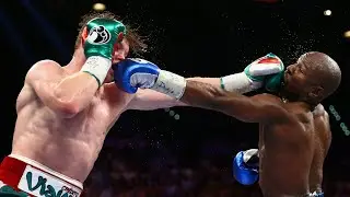 Floyd Mayweather vs Canelo Alvarez in 4 minutes - Hardest punches with commentary