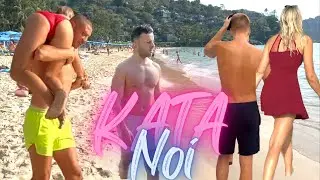 🔺4K Phuket 2023: Kata Noi - Best Beach on Phuket? Walking Tour