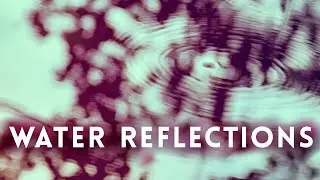 SMALL STREAM SOUNDS AND WATER REFLECTIONS, 4K ASMR RELAXATION