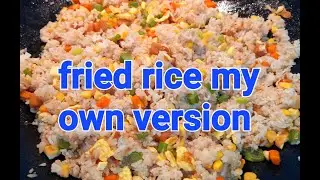 Fried rice my own version low budget
