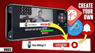 How To Make Subscribe Bell Intro Animation In Android | how to make own Subscribe button | Android