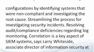 SIEM Security Information Event Monitoring.wmv