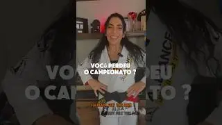 Perdeu um campeonato? Fica aqui comigo que eu vou te dar uma palavrinha de conforto #ialanosprint