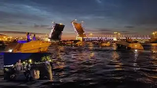 Развод мостов Санкт-Питербург