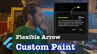 Flexible Arrow in Flutter; Custom Paint