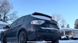 0°F Cold Start with my 2013 WRX (OBX Catback)