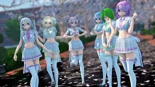 【MMD】 GFRIEND(여자친구) - Glass Bead【4KUHD】Models DL+