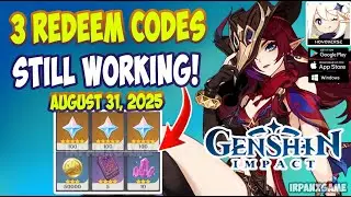 Genshin Impact Update: 3 Active Codes August 31, 2025 | How to Redeem | Limited Time Codes!