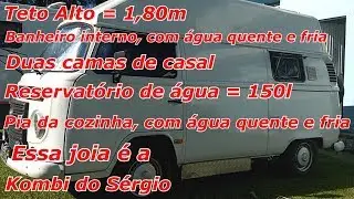 Kombi com Banheiro e duas camas de casal, será que dar tudo isso?