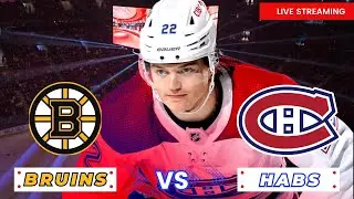NHL GAME PLAY BY PLAY: BRUINS VS CANADIENS