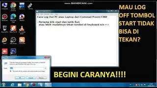 CARA LOG OFF LAPTOP / PC LEWAT CMD (Commad Promt) #Trik #Tips #Laptop