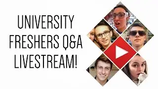 Live university Q&A with student YouTubers!