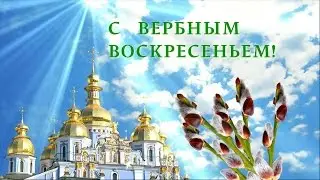 Вербна неділя привітання вербное воскресенье