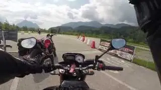 Fz8 pista di Tolmezzo Track Day Moto Maggio 2015