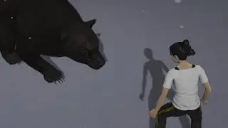 Yakuza 5 - Haruka escapes prison and fights a bear