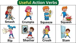 Everyday Action Verbs | Common English Words | Learn English Vocabulary