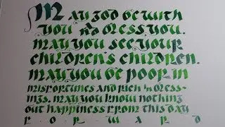 A Handwritten Wedding Blessing